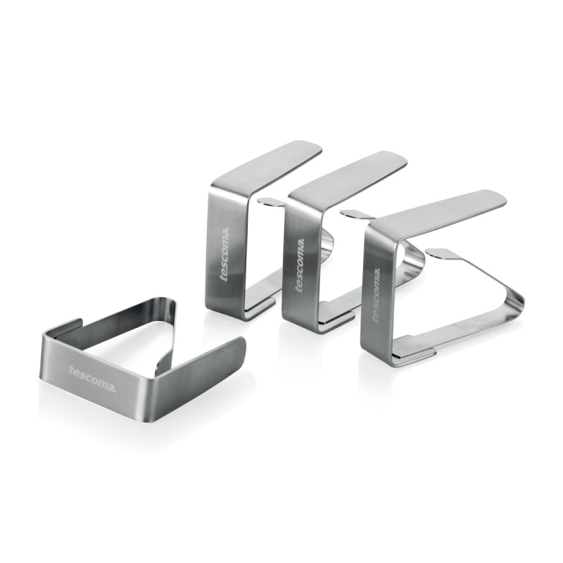 Spona na ubrus nerezová PRESTO, 4 ks