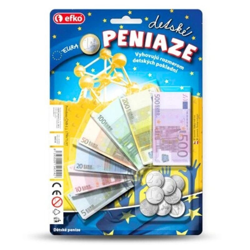 Efko PENÍZE dětské EURO