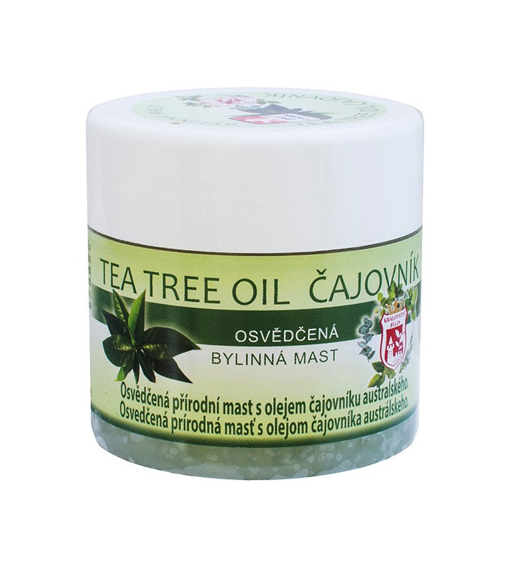 Království bylin Tea Tree Oil Čajovník bylinná mast 150 ml