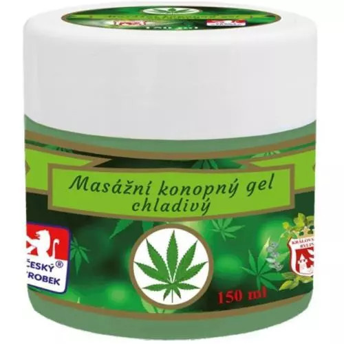 PUTORIUS Konopný masážny gél - chladivý, 150 ml