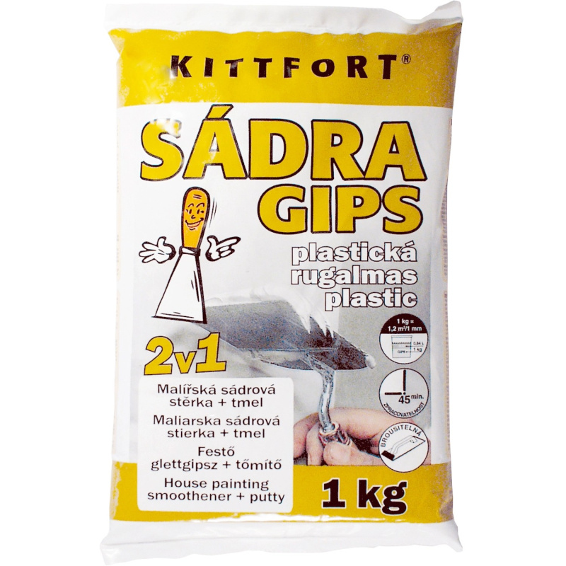 Kittfort Sádra plastická 1 kg