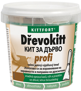 KITTFORT Jemný výplňový tmel Dřevokitt profi smrk 250 g