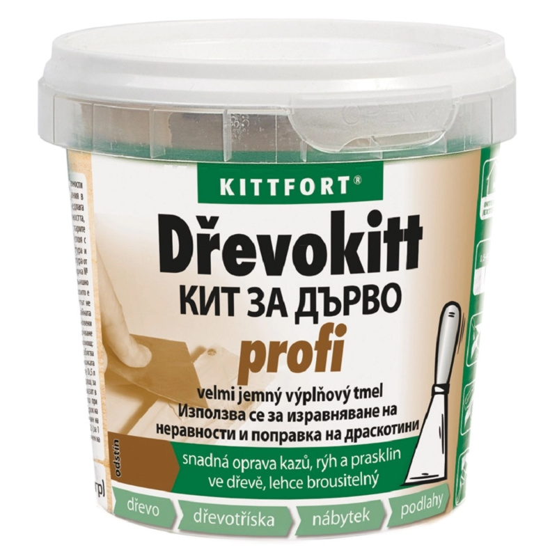 KITTFORT Jemný výplňový tmel Dřevokitt profi borovice 250 g