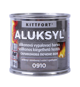 Kittfort Aluksyl Vypalovací silikonová žáruvzdorná barva 0910 stříbrná, 80 g