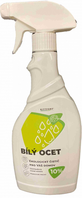 Kittfort Bílý ocet 10% rozprašovač, 500 ml