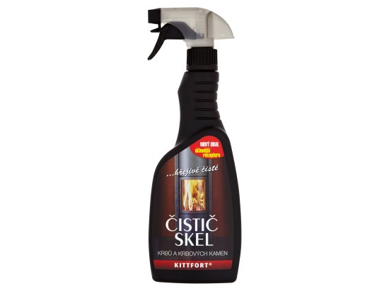 Kittfort Čistič skel krbů a kamen 500 ml
