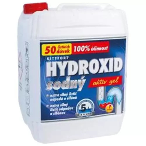 Kittfort Hydroxid sodný gel 5L