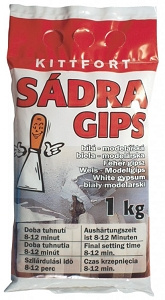 KITTFORT Modelářská sádra bílá GIPS 1 kg
