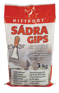 KITTFORT Modelářská sádra bílá GIPS 3 kg