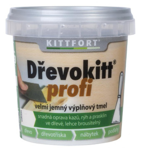 KITTFORT Jemný výplňový tmel Dřevokitt profi bílý 250 g