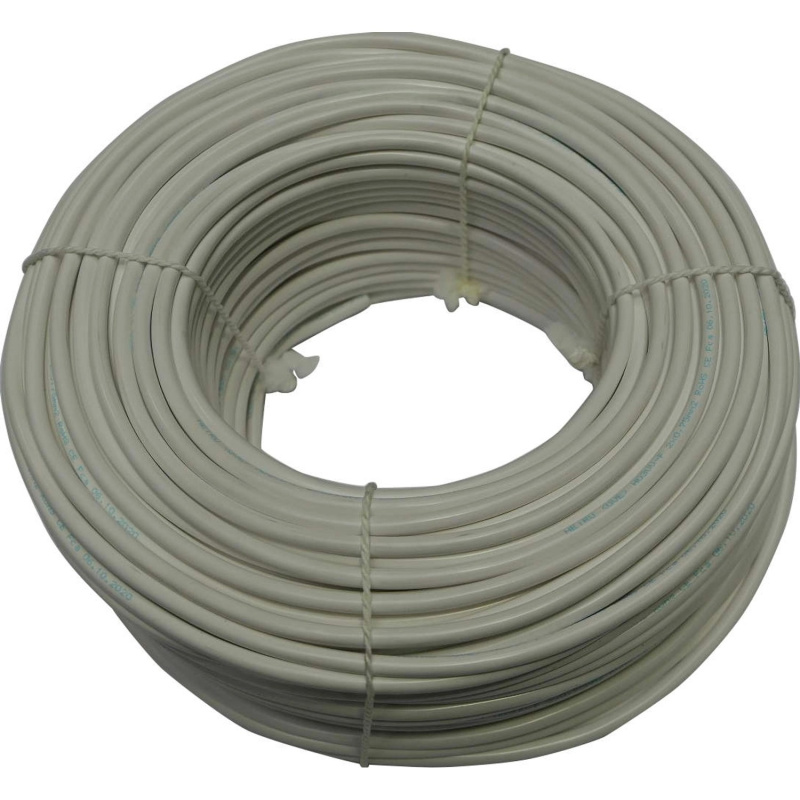 Silový kabel H03VV-F 2x0,75 mm, bílá - metráž