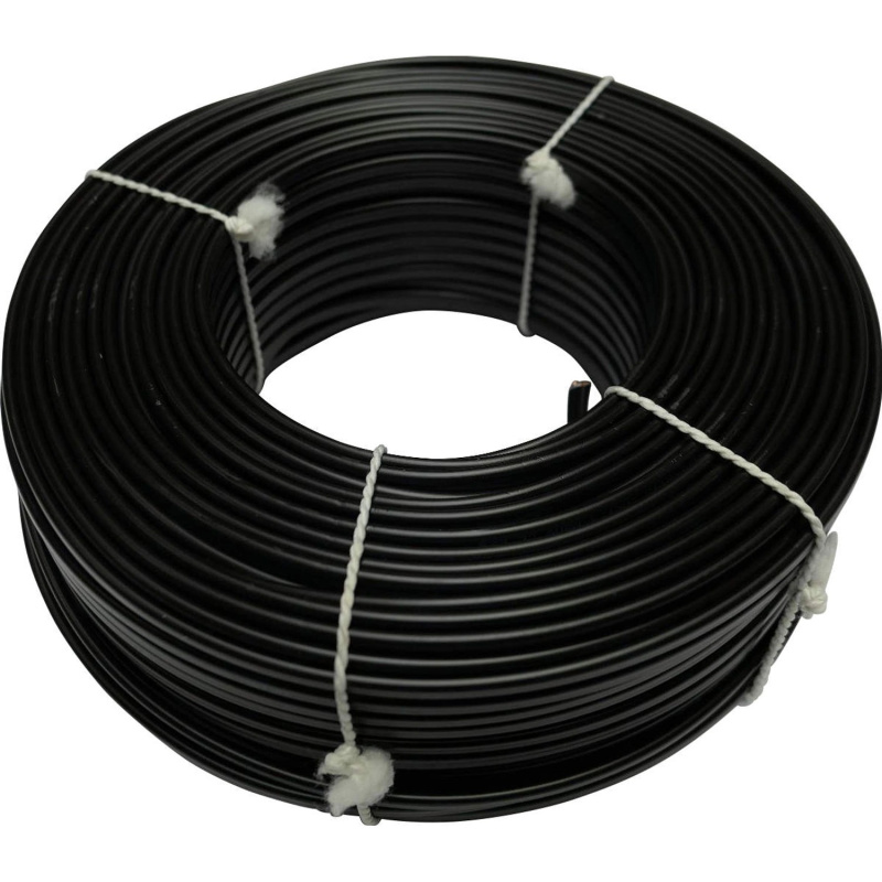 Silový kabel plochý CYKYLO-J 2x1,5 mm, černá - metráž