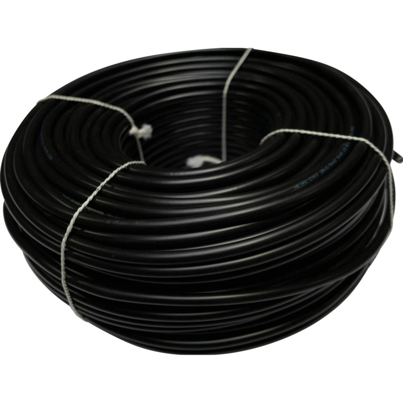 Silový kabel kulatý CYKY-J 2x2,5 mm, černá - metráž