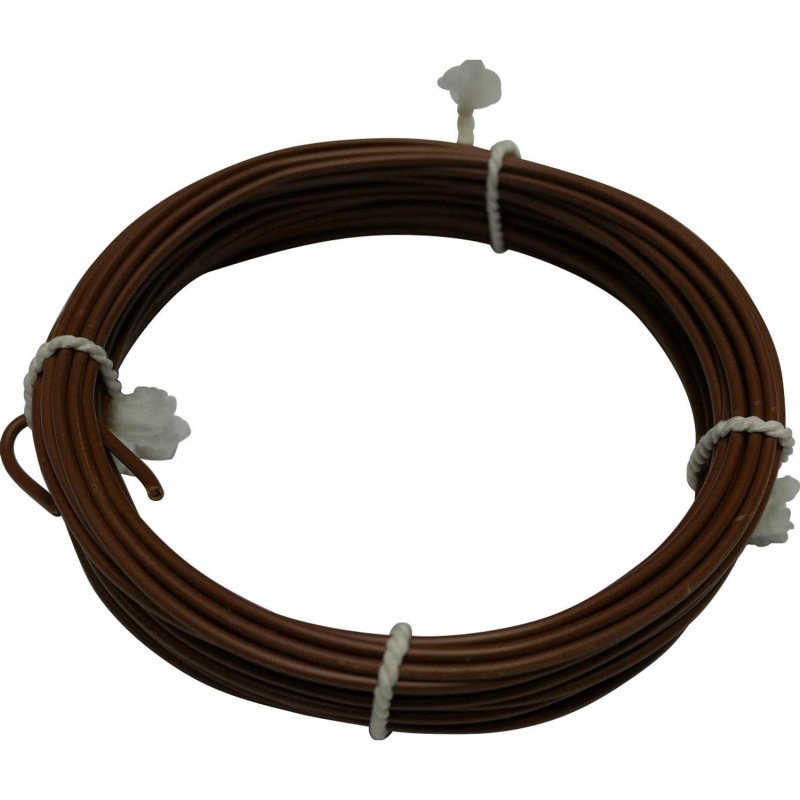 Sdělovací vodič H07V-U hnědý 1,5 mm2 10 m