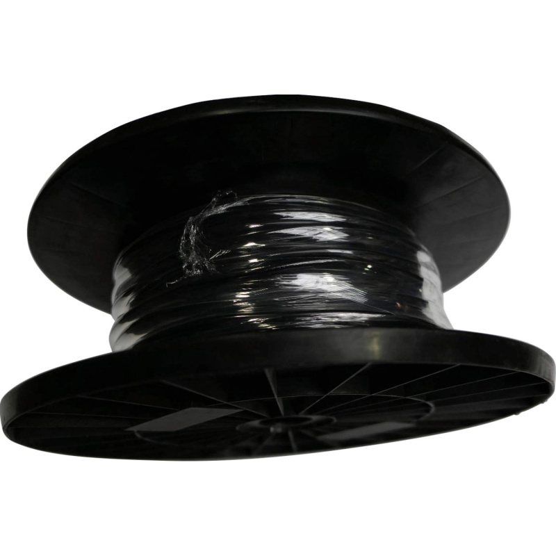 Silový kabel H03VV-F 2x0,5 mm, černá (cívka) - metráž