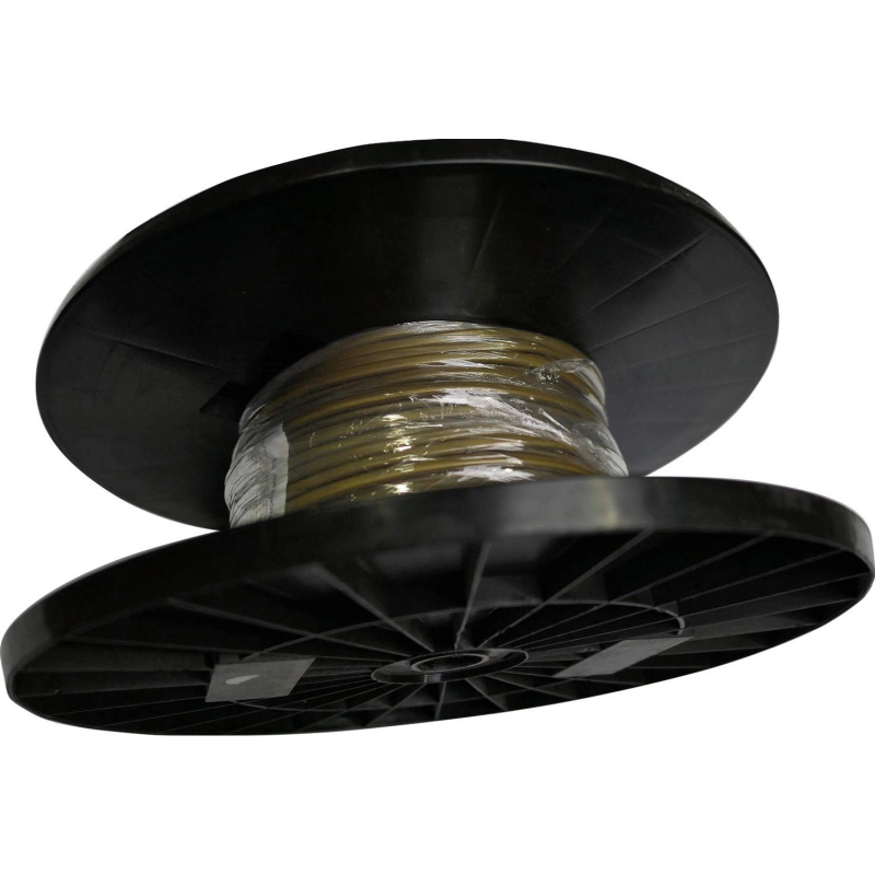 Silový kabel H03VVH2-F 2x0,5 mm, zlatá (cívka) - metráž