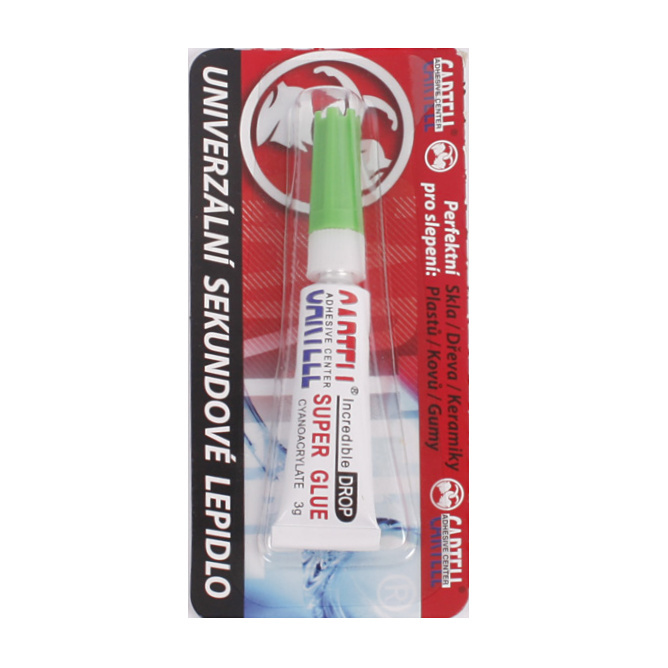 Sekundové lepidlo univerzální Super Glue (3g)