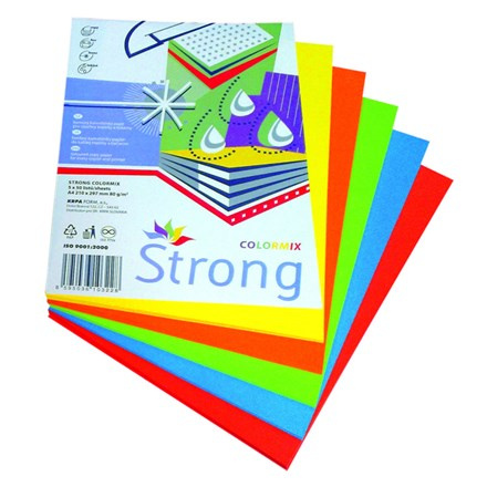 PASTELÁKOVI Papír Color mix syté barvy 250 listů 1 ks