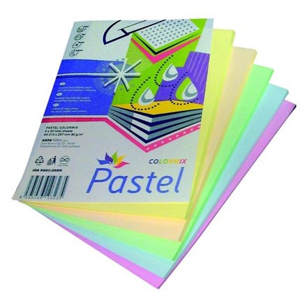 PASTELÁKOVI Papír Color mix pastelové barvy 250 listů 1 ks