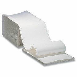 Tabelační papír - 24 cm x 12/6“ 1+2 s oddělitelnou perforací