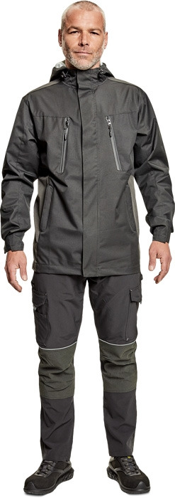 NULATO softshellová bunda šedá vel.3XL