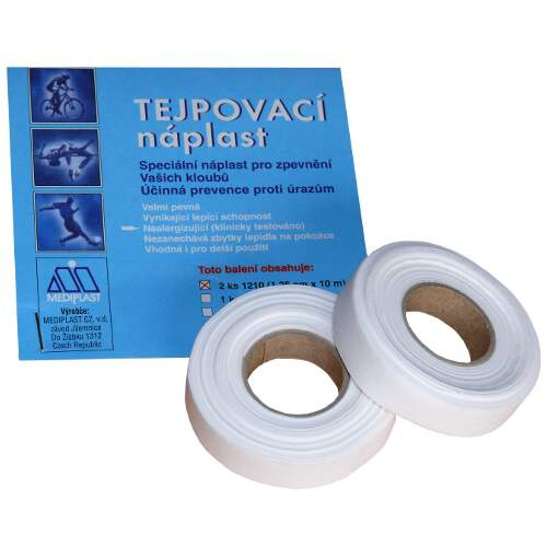 MEDIPLAST Tejpovací náplast 1.25 cm x 10 m 2 kusy