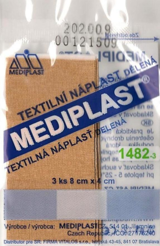 Rychloobvaz Mediplast 8 x 4 cm 3 ks 1482