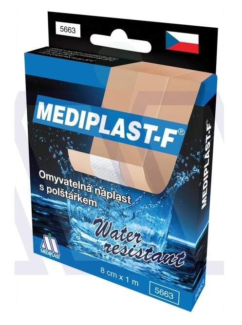 MEDIPLAST-F rychloobvaz náplast omyvatelná 8 cm x 1 m