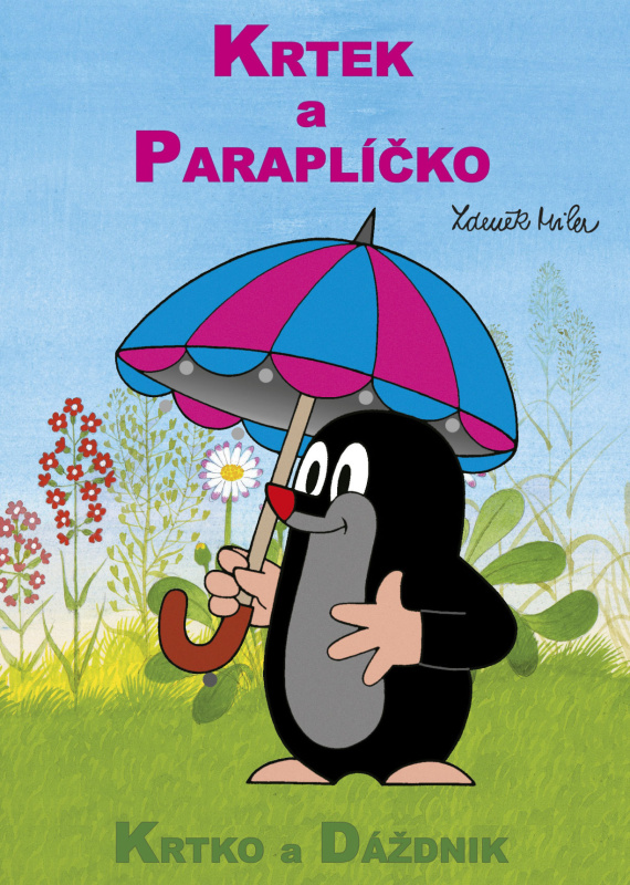 Omalovánky A4 Krtek a paraplíčko 21x29cm