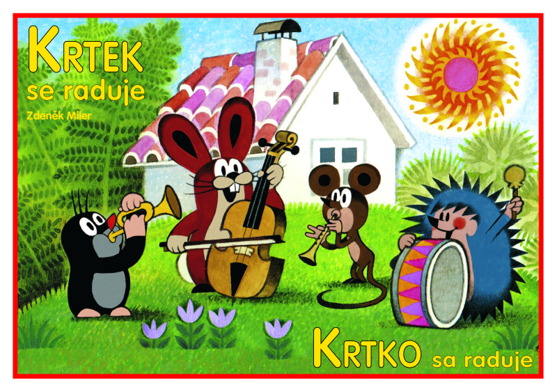 Omalovánky Krtek se raduje A5