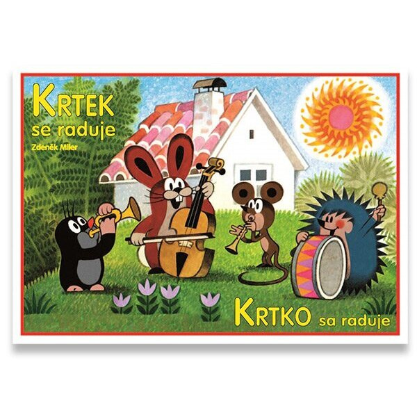 Omalovánky Krtek se raduje A5