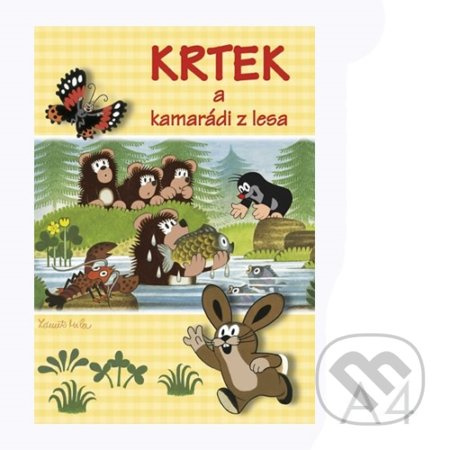 Omalovánky Krtek a kamarádi z lesa formát A4
