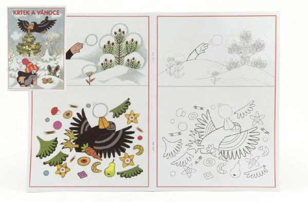 Omalovánka - Krtek a Vánoce