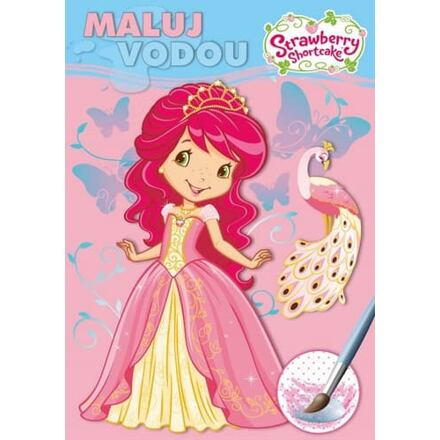 Strawberry - Maluj vodou A5 - kniha z kategorie Omalovánky