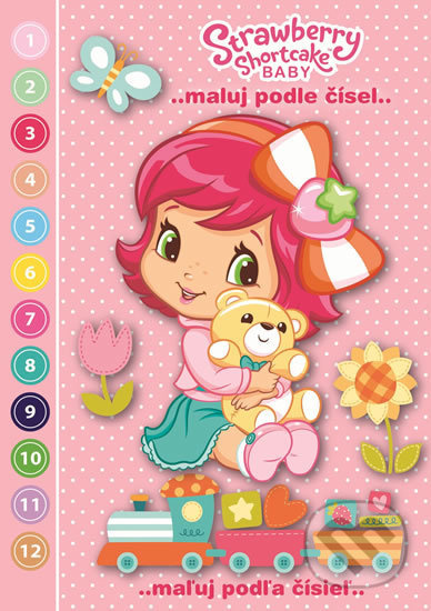 Strawberry Shortcake Baby: Maluj podle čísel