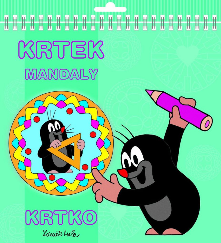 Dětské mandaly s motivem Krtek