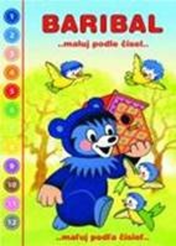 Baribal: Maluj podle čísel (Omalovánky A5) - Kateřina Miler - kniha z kategorie Omalovánky