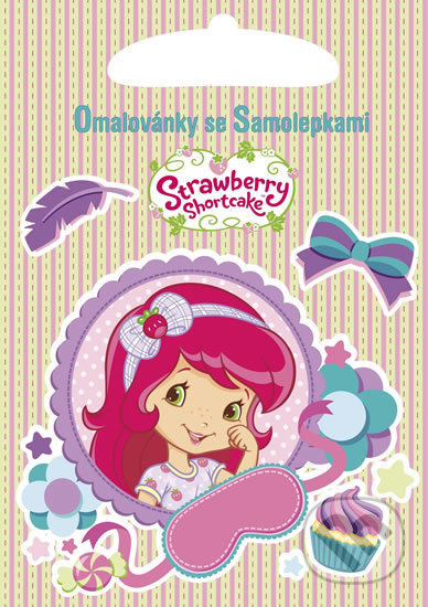 Strawberry: Omalovánky A5 se samolepkami - kniha z kategorie Omalovánky