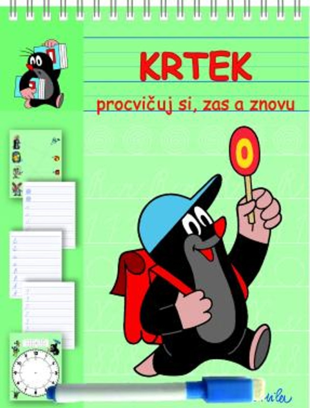 Krtek 2- Stíratelné listy (Procvičuj si zas a znovu)