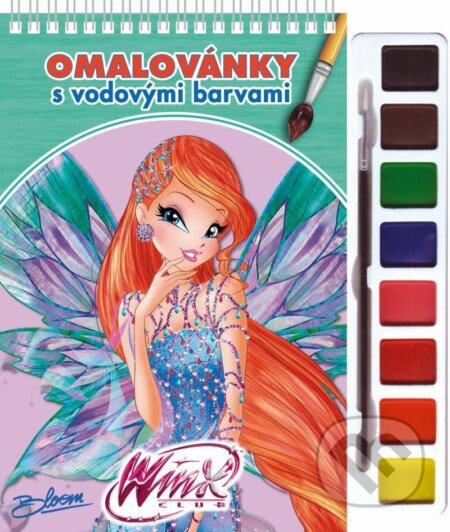 Omalovánky s vodovými barvami (zelená) - kniha z kategorie Omalovánky