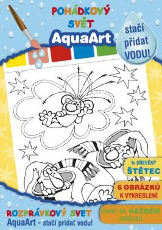 Pohádkový svět Z. Smetany - AQUAART Stačí přidat vodu! - kniha z kategorie Omalovánky