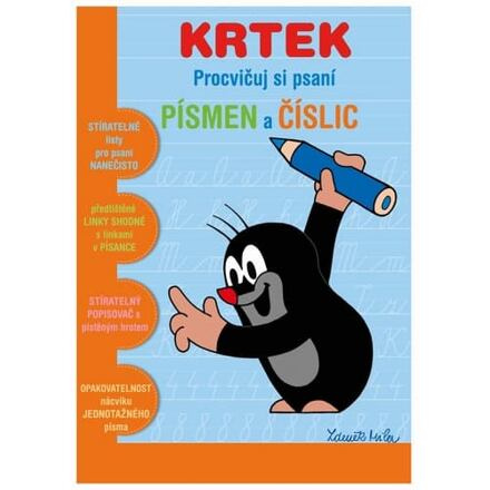 Krtek 2 - Procvičuj si psaní písmen a číslic - Zdeněk Miler