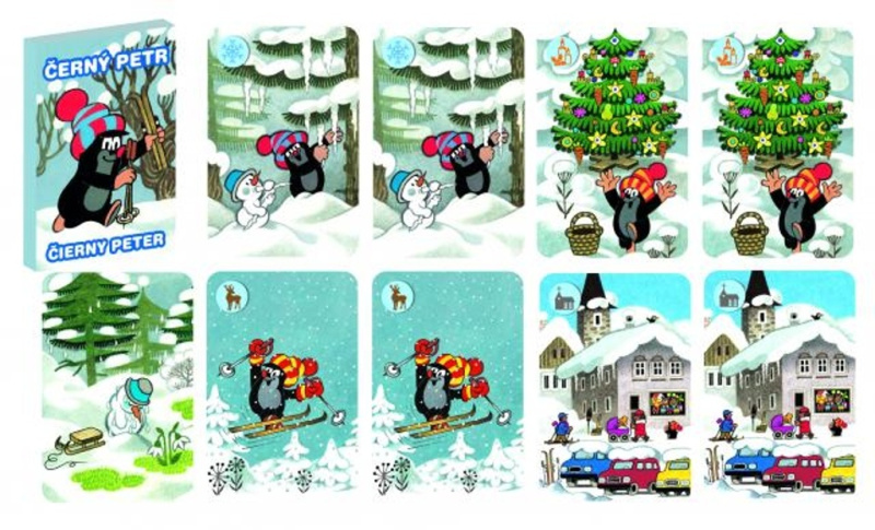 Černý Petr - Krtek 5 - hra z kategorie Karty, pexeso