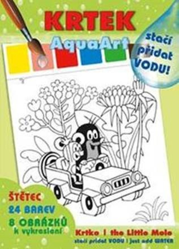 Krtek - AQUAART Stačí přidat vodu! Ing. Monika Zralá - Nakladatelství  Akim T.M.