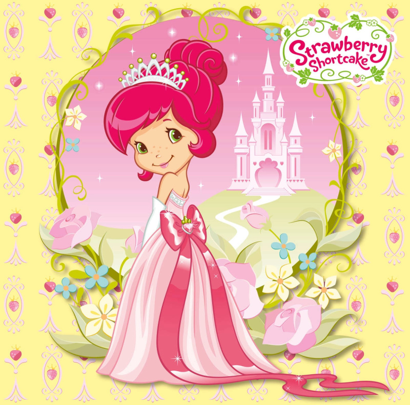 Akim čtvercové omalovánky jahůdka (Strawberry Shortcake) - 1 kus