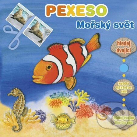 Pexeso v sešitu Mořský svět s maxi kartičkami