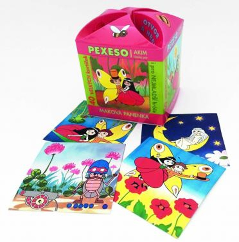 Maková panenka (Pexeso v ozdobné maxi krabičce) - hra z kategorie Karty, pexeso