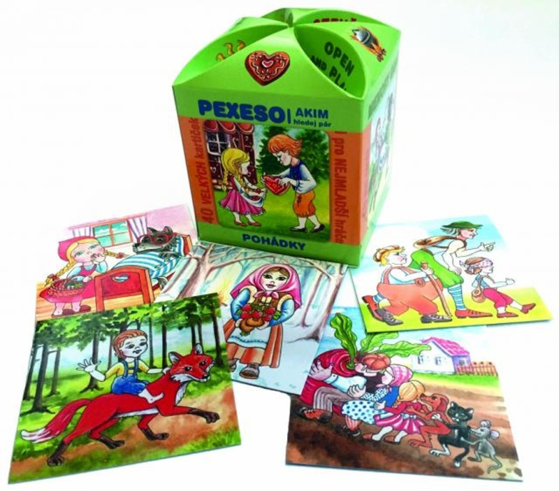 Pohádky (Pexeso v ozdobné maxi krabičce) - hra z kategorie Karty, pexeso