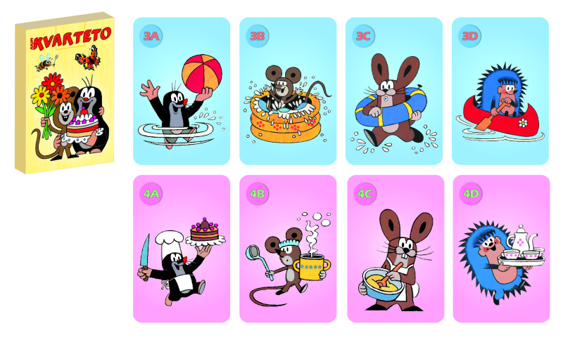 Karty Kvarteto Krtek 3
