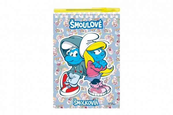 Poznámkový blok Šmoulové s perem